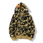 A Bathing Ape Camouflage Pink Bape Shark Hoodie