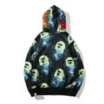 Head Printed A Bathing Ape Bape Shark Hoodies