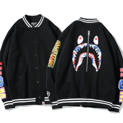 A Bathing Ape Varsity Bape Shark WGM Jacket