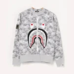 Bape Shark Zip Up A Bathing Ape Sweater