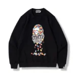 Black Bape X M&M’s Mens Crewneck Sweatshirt