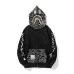 Black and White Bape 23rd Anniversary Hoodie