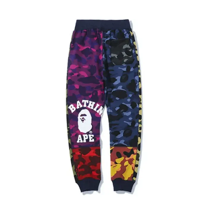 Camouflage A Bathing Ape Head Pants