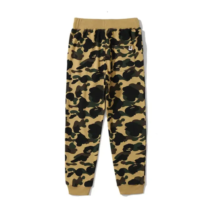 Camouflage Khaki Bape Shark Cargo Pants