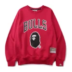 Casual Bape X NBA Bull Sweatshirt