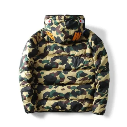 Classic Camouflage Bape Shark Jacket