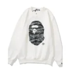 Printed A Bathing Ape X Undefeated Five Bars Sweatshirts